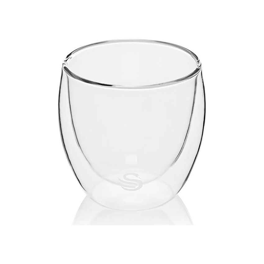 Swan 4 x 250ml Cappuccino Double Wall Glasses (Photo: 2)